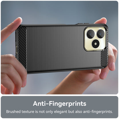Futrola za Realme Note 50 / C51, Techsuit, Karbon, Crna