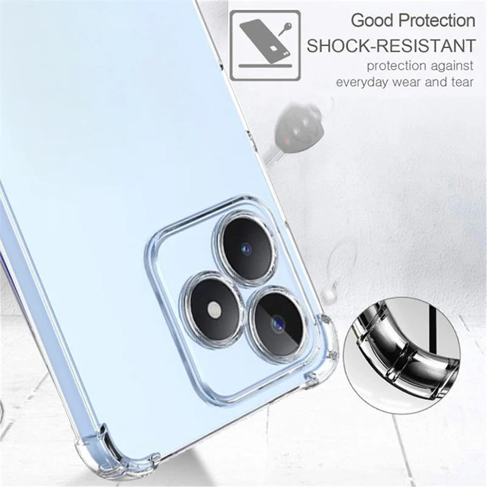 Futrola za Realme Note 50 / C51, Techsuit, Shockproof Clear, Providna