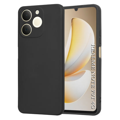 Futrola za Realme Note 70T, Techsuit, SoftFlex, Crna