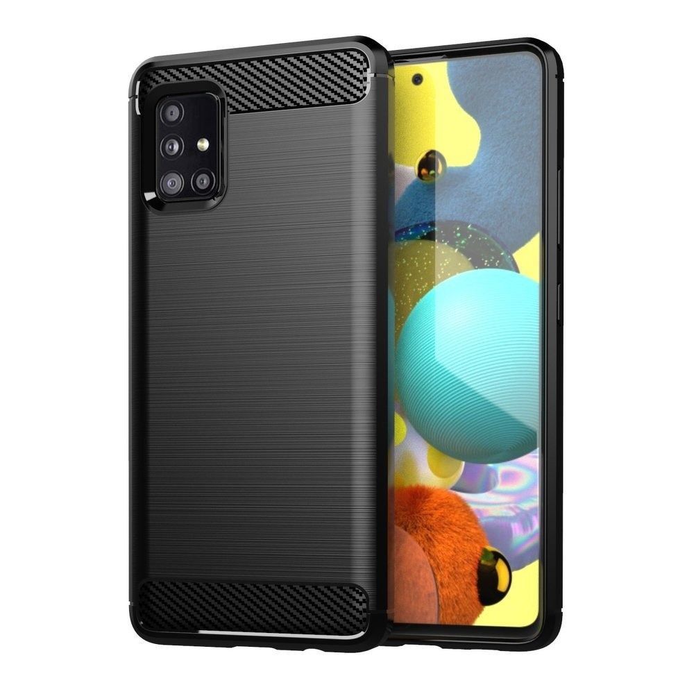 Futrola za Samsung Galaxy A71 A715, OEM, Karbon, Crna