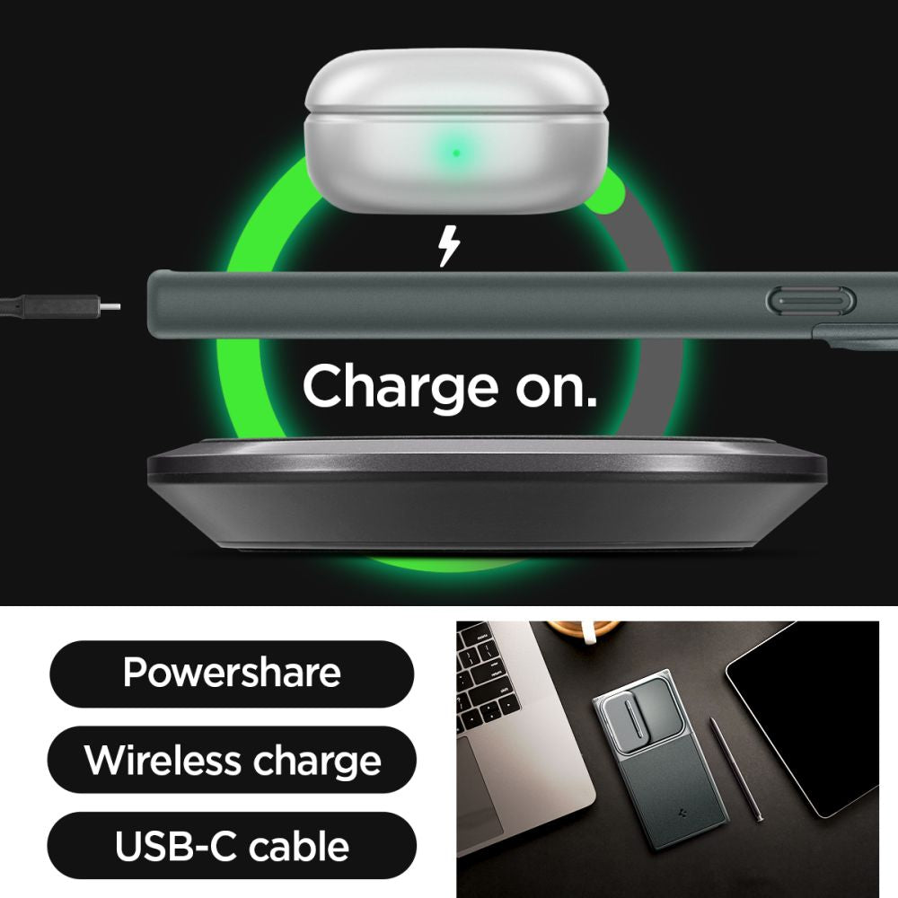 Futrola za Samsung Galaxy S24 Ultra S928, Spigen, OPTIK ARMOR, Zelena ACS07314