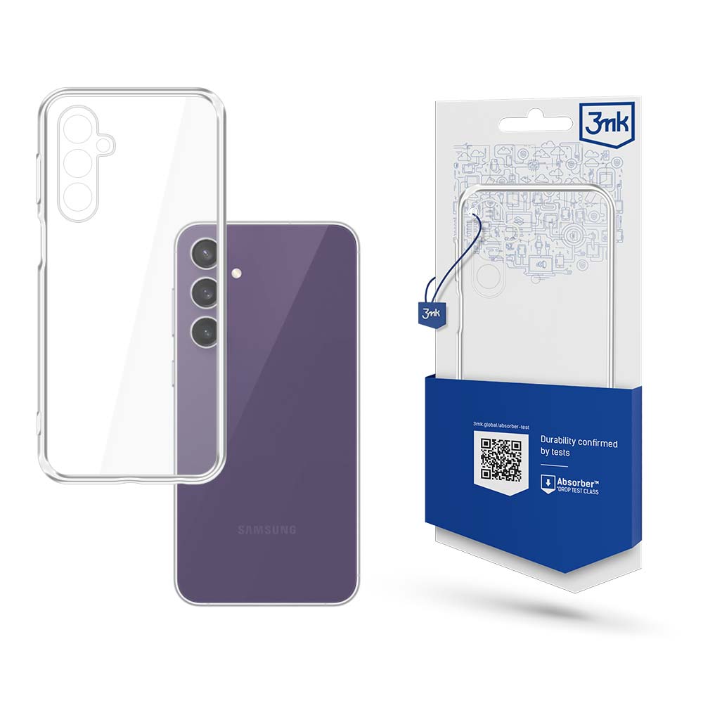 Futrola za Samsung Galaxy S23 FE S711, 3MK, Prozirna, Transparentna