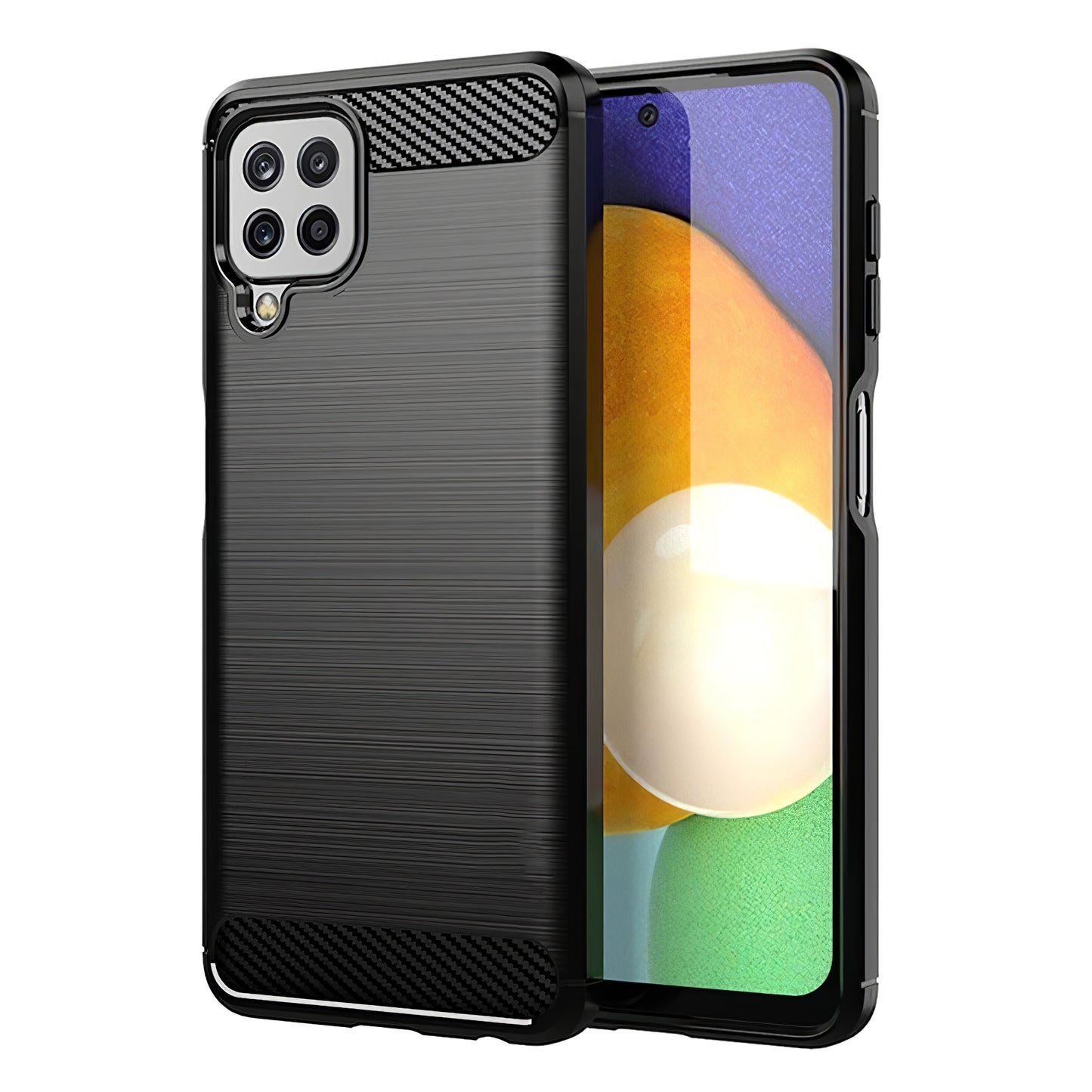 Futrola za Samsung Galaxy A22 A225, OEM, Karbon, Crna
