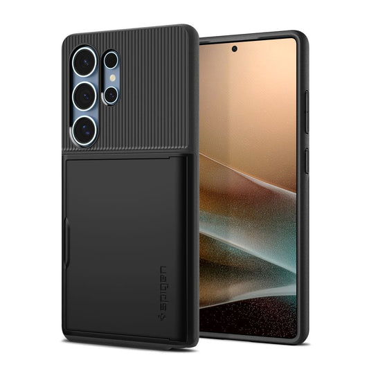 Futrola za Samsung Galaxy S25 Ultra S938, Spigen, Slim Armor CS, Crna ACS08967