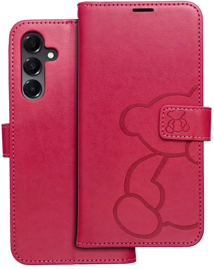 Futrola za Samsung Galaxy A16 5G A166, OEM, MEZZO Teddy Bear, Magenta