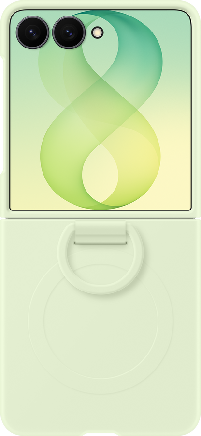 Futrola za Samsung Galaxy Z Flip8 F776, Silikonski Prsten Magnet, Zelena EF-EF776CGEGWW