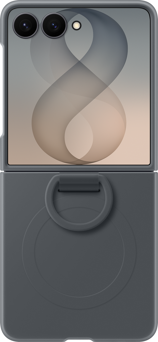 Futrola za Samsung Galaxy Z Flip8 F776, Silicone Ring Magnet, Crna EF-EF776CBEGWW
