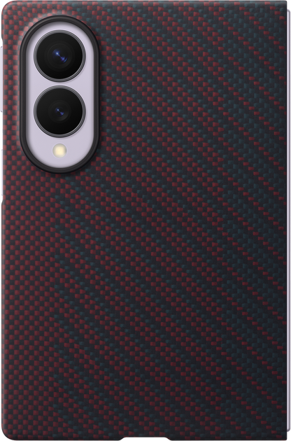 Futrola za Samsung Galaxy Z Fold8 F971, Carbon Magnet Case, Crvena EF-KF971SREGWW
