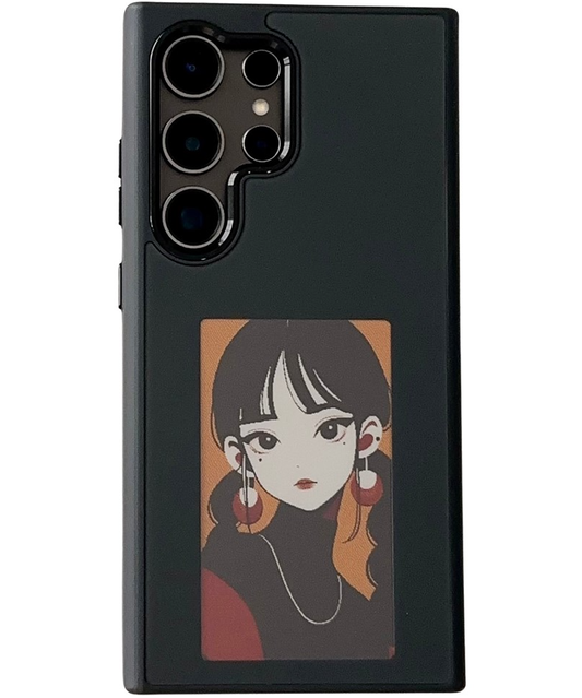 Futrola za Samsung Galaxy S23 Ultra S918, OEM, Display Customized E-Ink, Crna