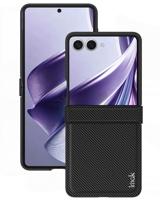 Futrola za Samsung Galaxy Z Flip8 F776, Imak, Karbon, Crna