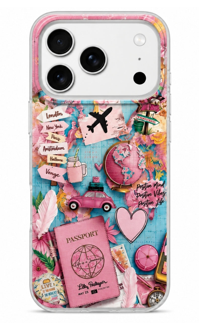 Futrola za Samsung Galaxy A07 5G A076 / A07 4G A075, Perfect Case, Dreamora Pink Flight, Multicolor