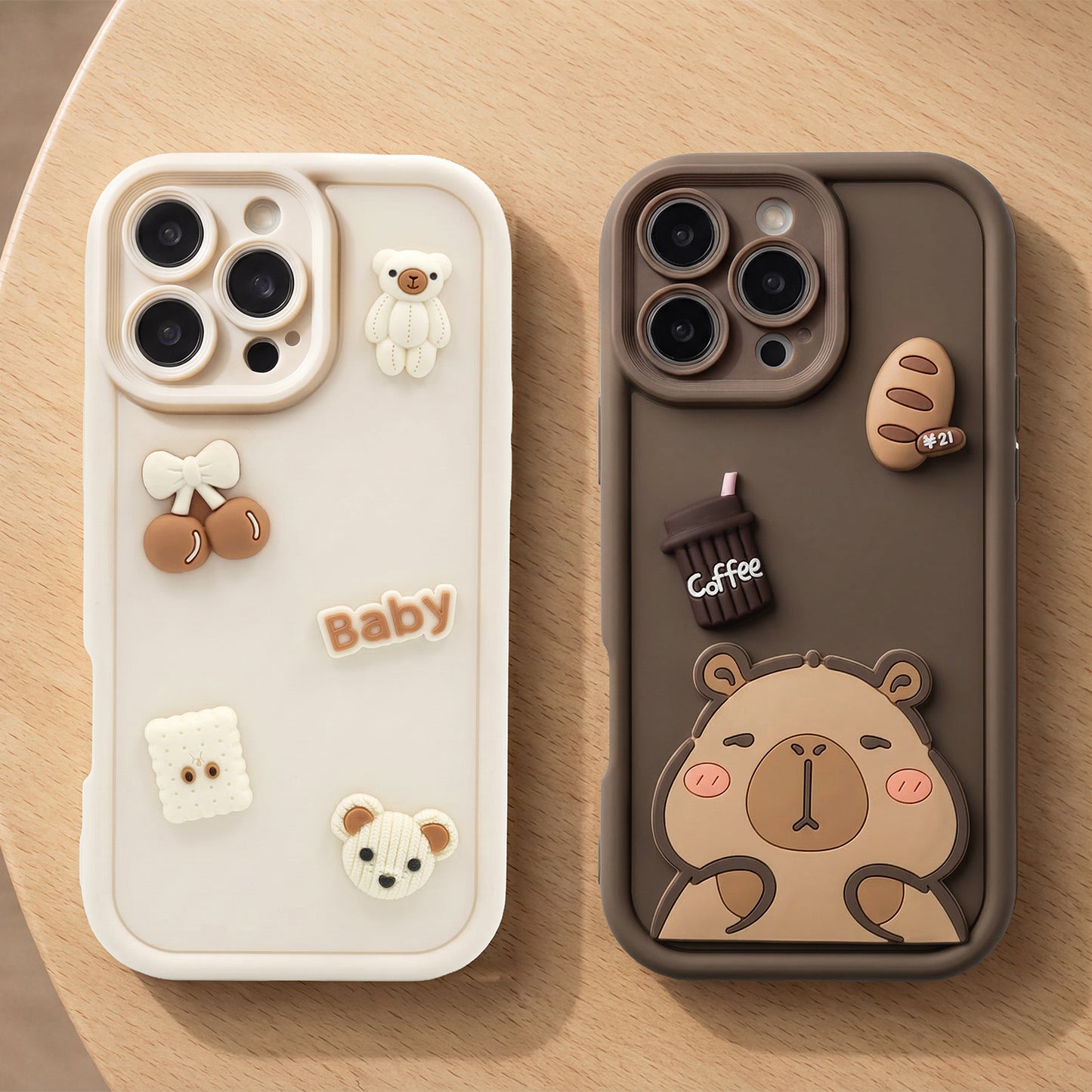 Futrola za Samsung Galaxy S25 Ultra S938, OEM, Ultra Trendy 3D Capybara, Braon