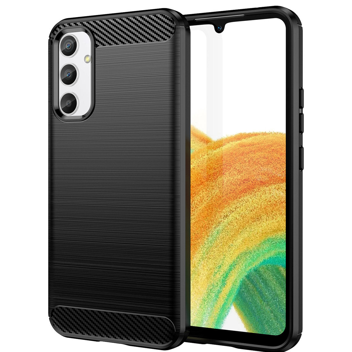 Futrola za Samsung Galaxy A34 A346, OEM, Karbon, Crna