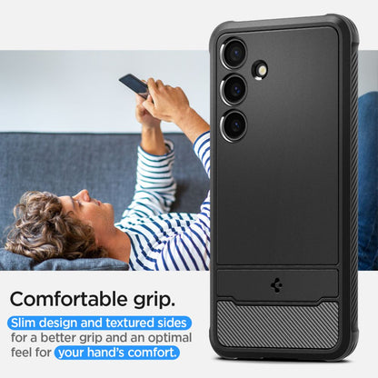 Futrola za Samsung Galaxy S24 S921, Spigen, Rugged Armor, Crna ACS07346