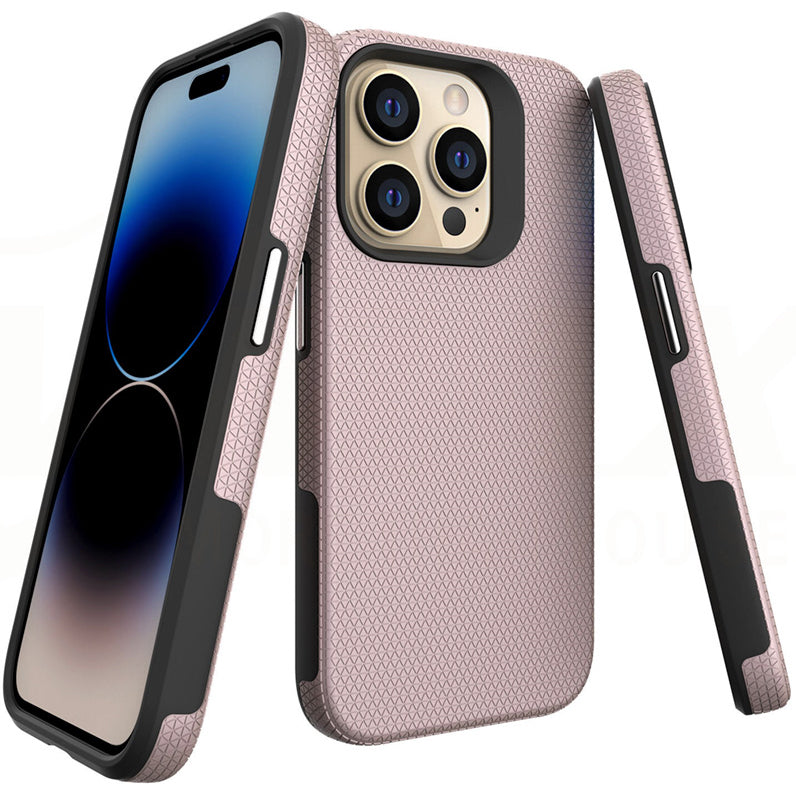 Futrola za Samsung Galaxy A15 5G A156 / A15 A155, Vmax, Triangle, Roze Zlatna