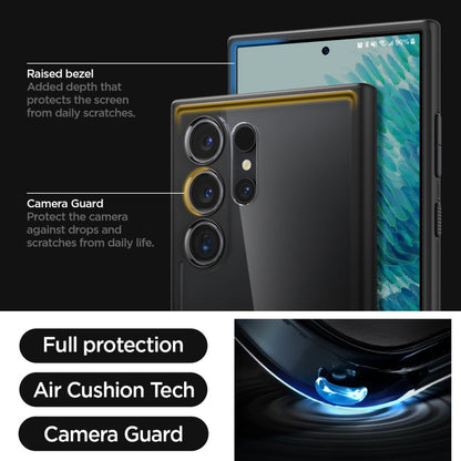Futrola za Samsung Galaxy S24 Ultra S928, Spigen, Ultra Hybrid, Crna