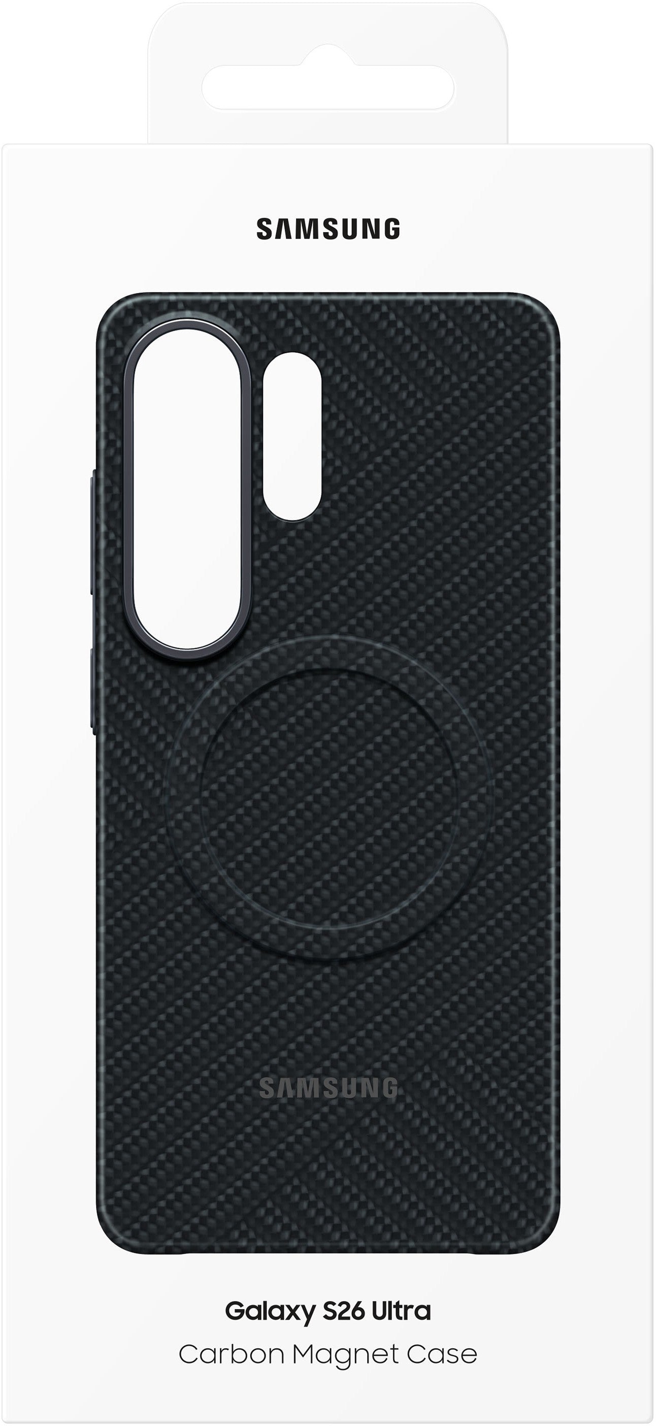 Futrola za Samsung Galaxy S26 Ultra S948, Carbon Magnet Case, Crna EF-KS948SNEGWW