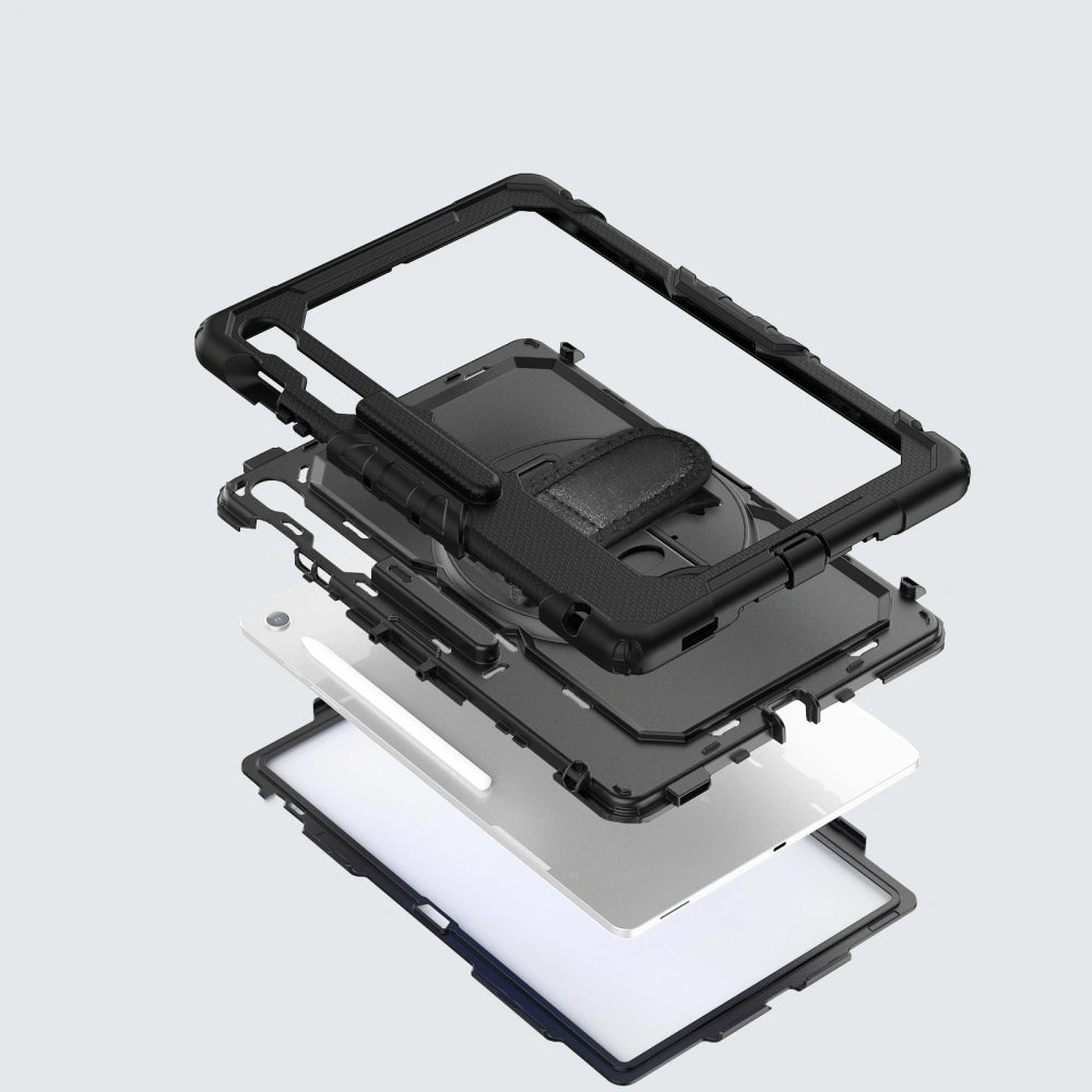 Futrola za Samsung Galaxy Tab S10 FE+, Tech-Protect, Solid, Crna