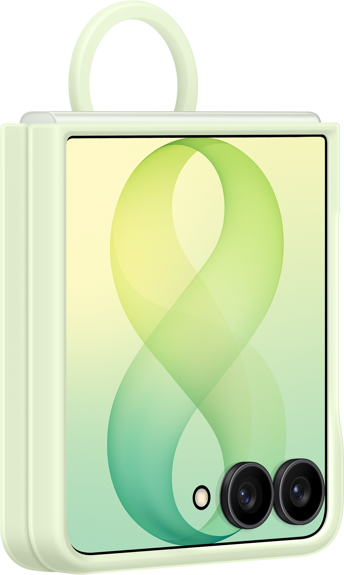 Futrola za Samsung Galaxy Z Flip8 F776, Silikonski Prsten Magnet, Zelena EF-EF776CGEGWW