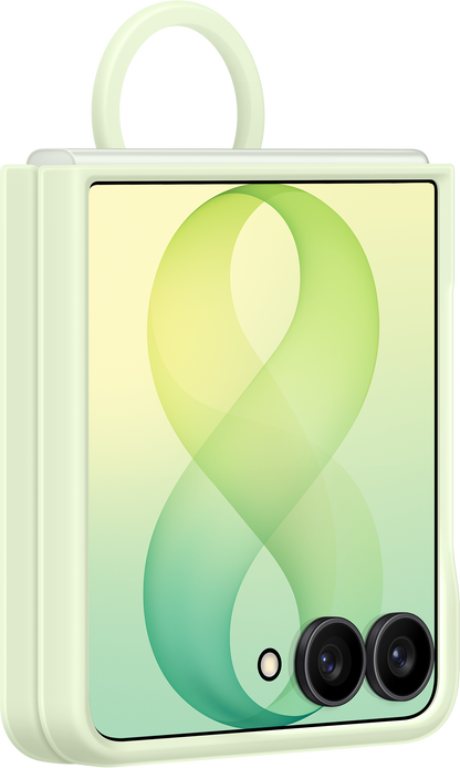 Futrola za Samsung Galaxy Z Flip8 F776, Silikonski Prsten Magnet, Zelena EF-EF776CGEGWW