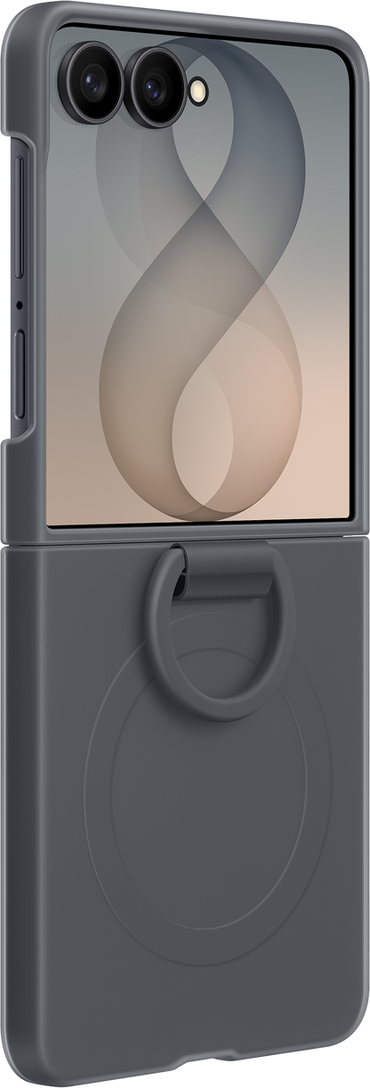 Futrola za Samsung Galaxy Z Flip8 F776, Silicone Ring Magnet, Crna EF-EF776CBEGWW