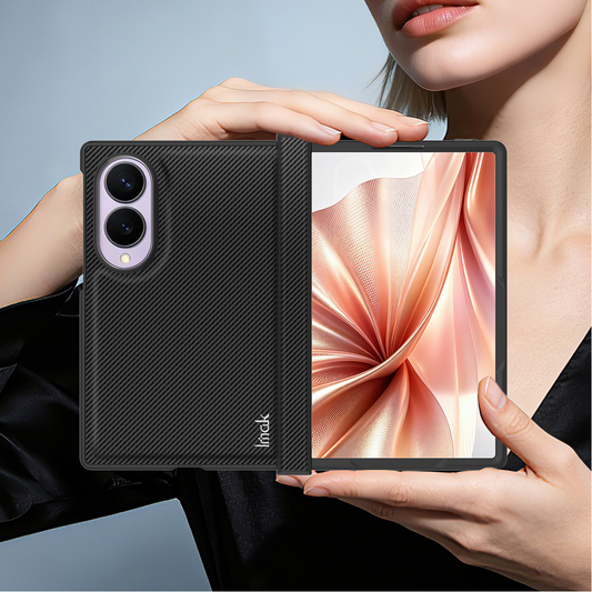 Futrola za Samsung Galaxy Z Fold8 F971, Imak, Karbon, Crna
