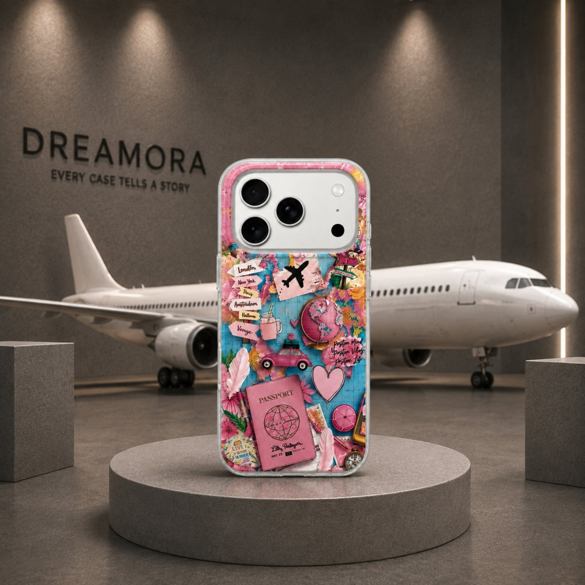 Futrola za Samsung Galaxy A07 5G A076 / A07 4G A075, Perfect Case, Dreamora Pink Flight, Multicolor
