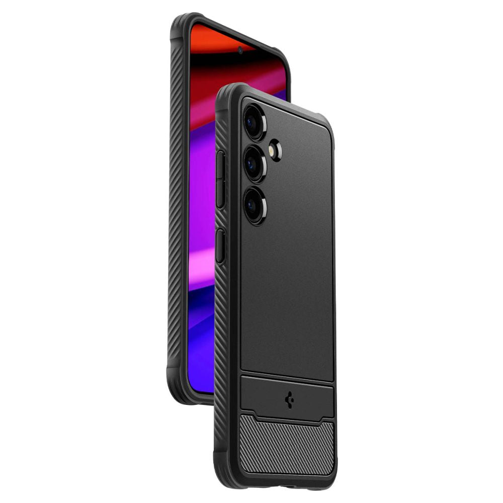 Futrola za Samsung Galaxy S24 S921, Spigen, Rugged Armor, Crna ACS07346