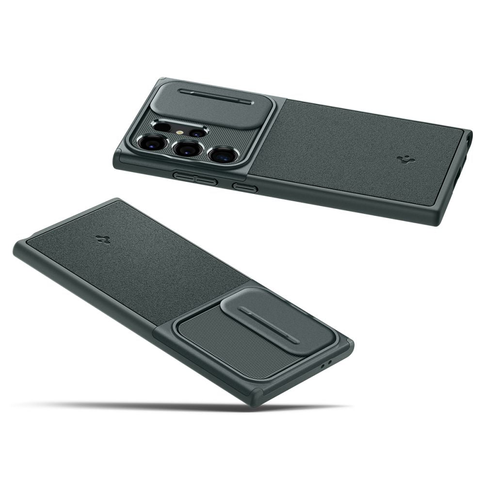 Futrola za Samsung Galaxy S24 Ultra S928, Spigen, OPTIK ARMOR, Zelena ACS07314