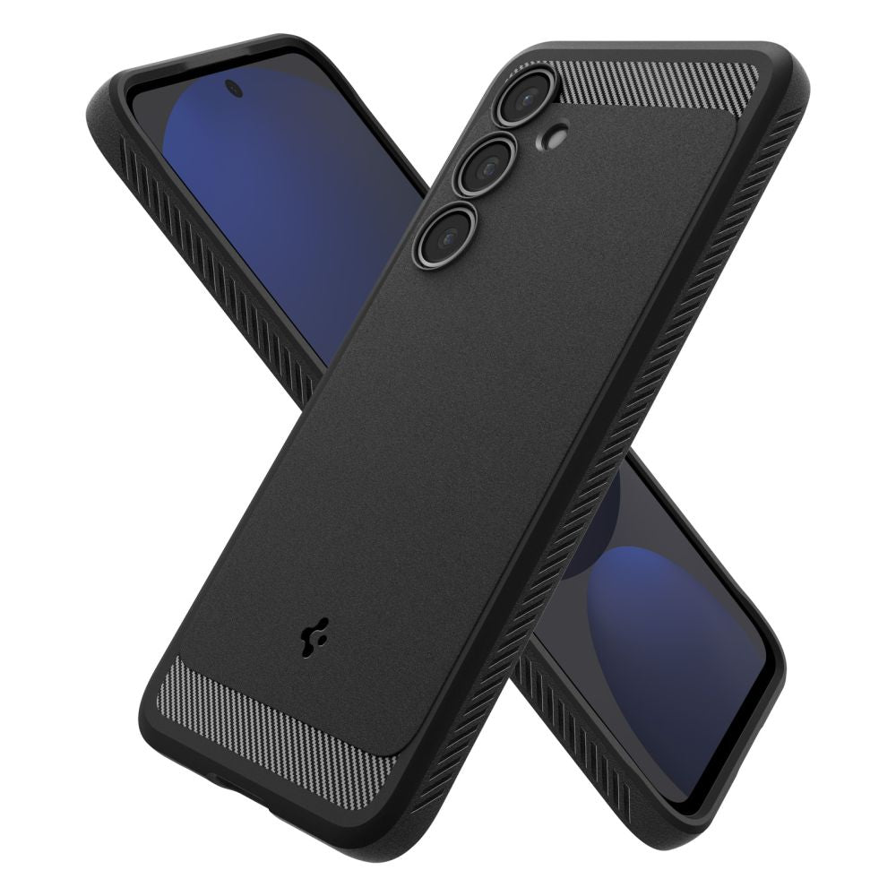 Case for Samsung Galaxy S24 FE S721, Spigen, Rugged Armor, Black ACS08578 