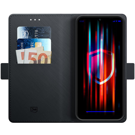 Case for Samsung Galaxy A16 5G A166 / A16 4G A165, 3MK, Wallet, Black 