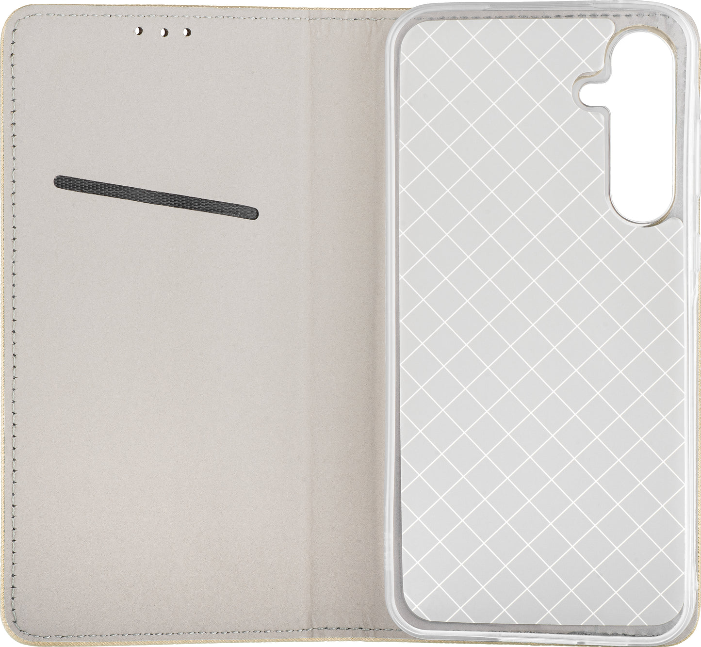 Futrola za Samsung Galaxy A16 5G A166 / A16 4G A165, OEM, Smart Magnet, Zlatna