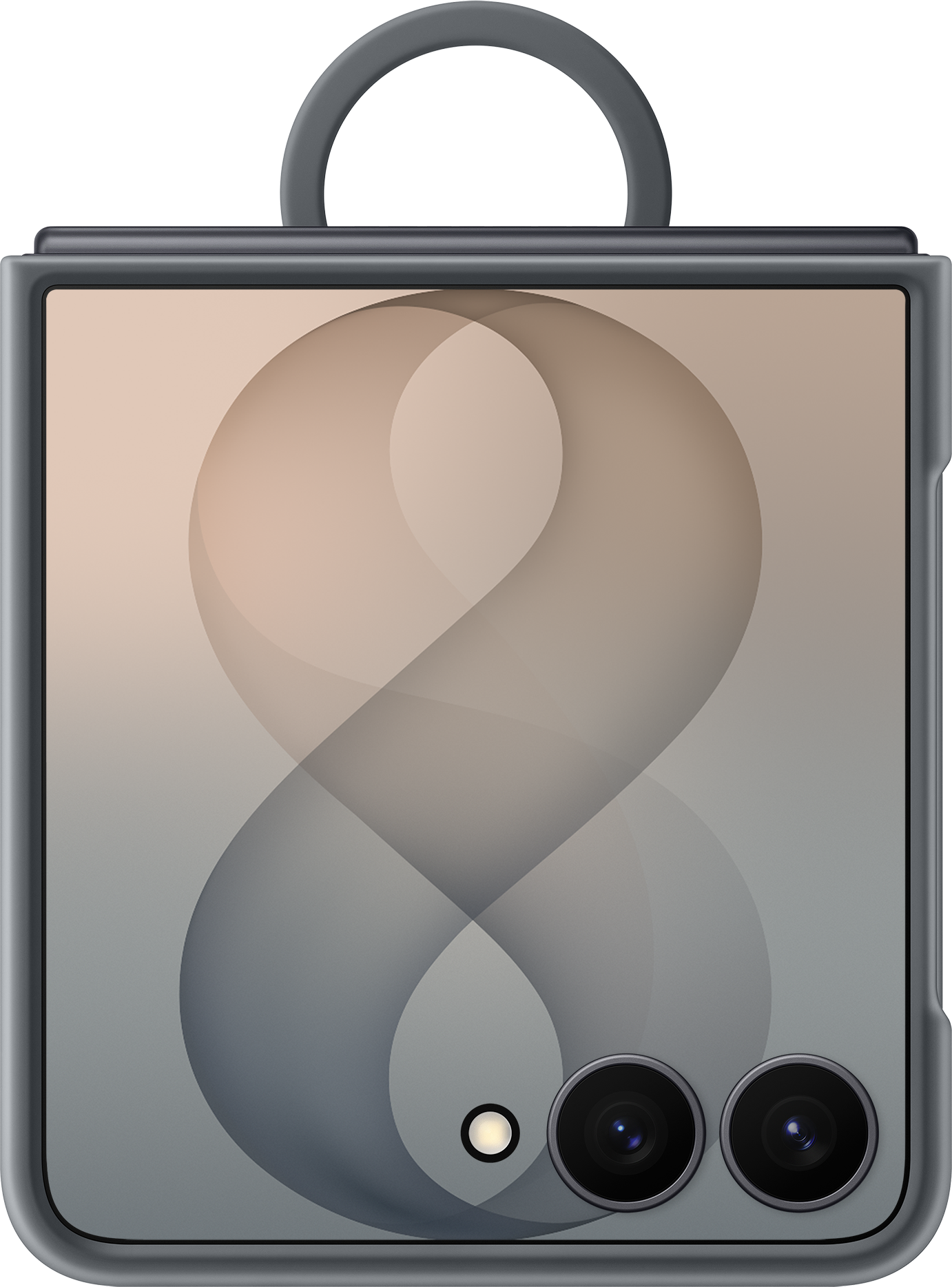 Futrola za Samsung Galaxy Z Flip8 F776, Silicone Ring Magnet, Crna EF-EF776CBEGWW