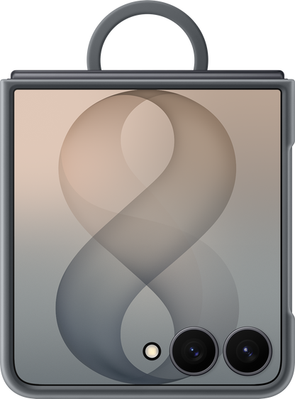 Futrola za Samsung Galaxy Z Flip8 F776, Silicone Ring Magnet, Crna EF-EF776CBEGWW