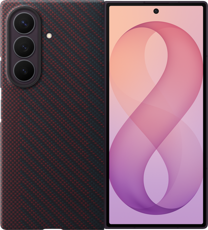 Futrola za Samsung Galaxy Z Fold8 Ultra F976, Carbon Magnet Case, Crvena EF-KF976SREGWW