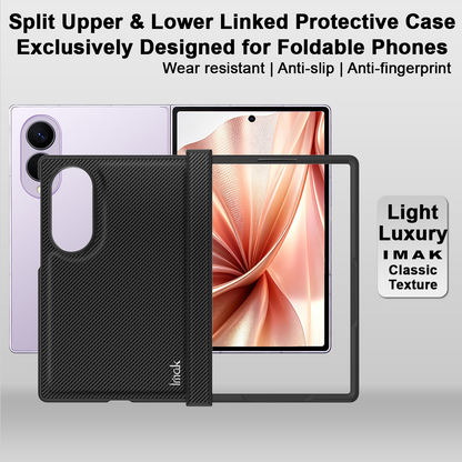 Futrola za Samsung Galaxy Z Fold8 F971, Imak, Karbon, Crna