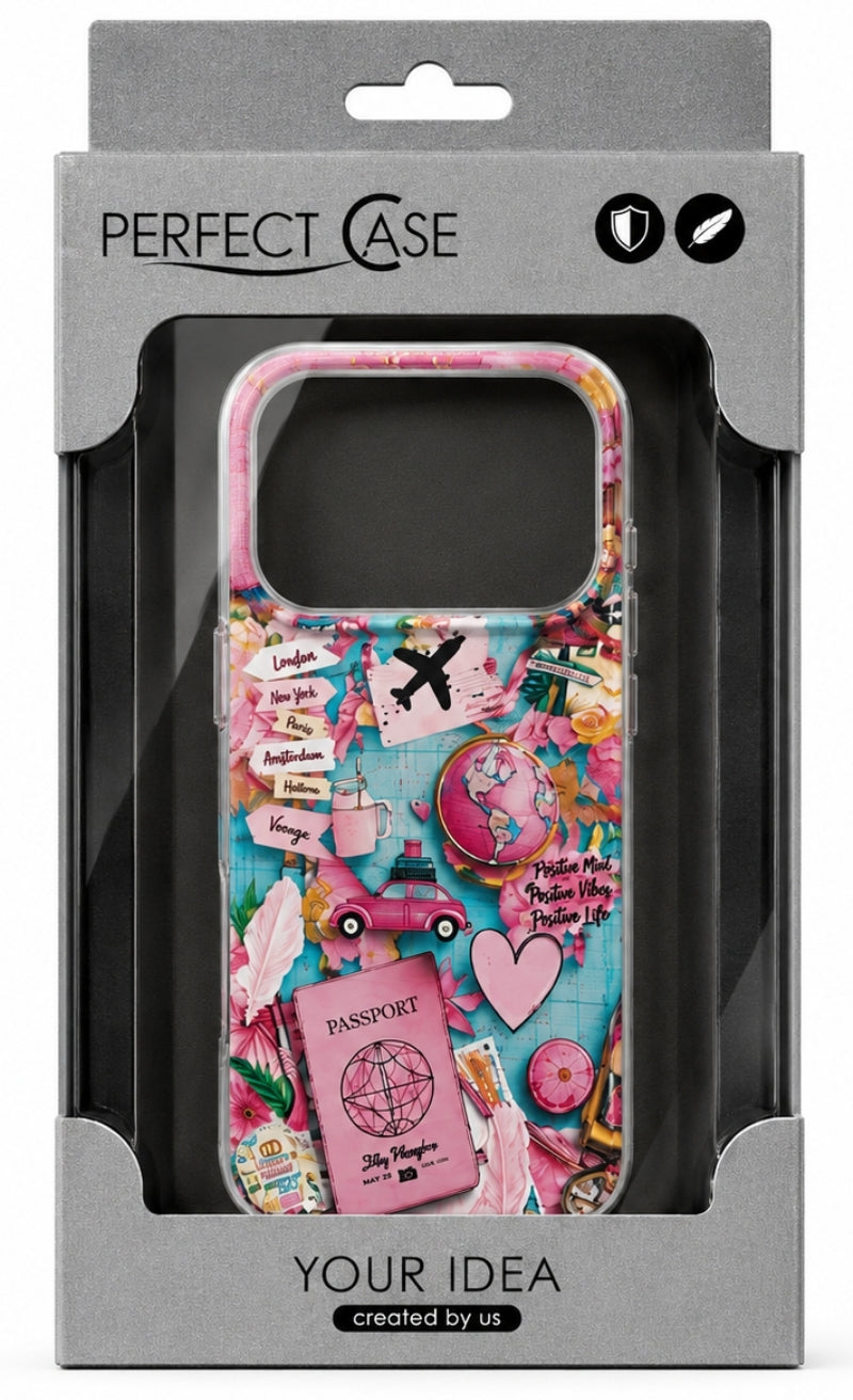 Futrola za Samsung Galaxy A07 5G A076 / A07 4G A075, Perfect Case, Dreamora Pink Flight, Multicolor