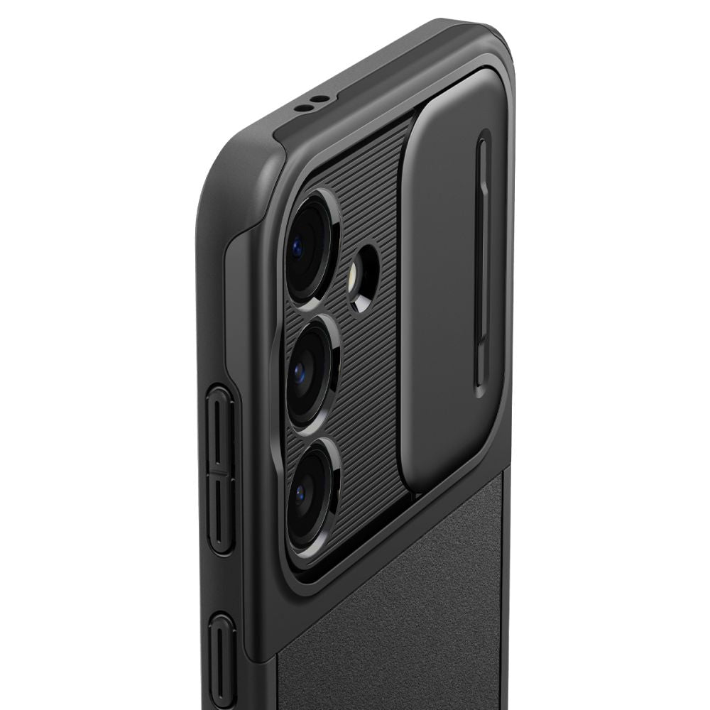 Futrola za Samsung Galaxy S24 S921, Spigen, OPTIK ARMOR, Crna ACS07363