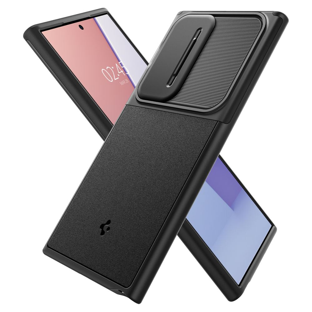 Futrola za Samsung Galaxy S24 Ultra S928, Spigen, OPTIK ARMOR, Crna ACS07313