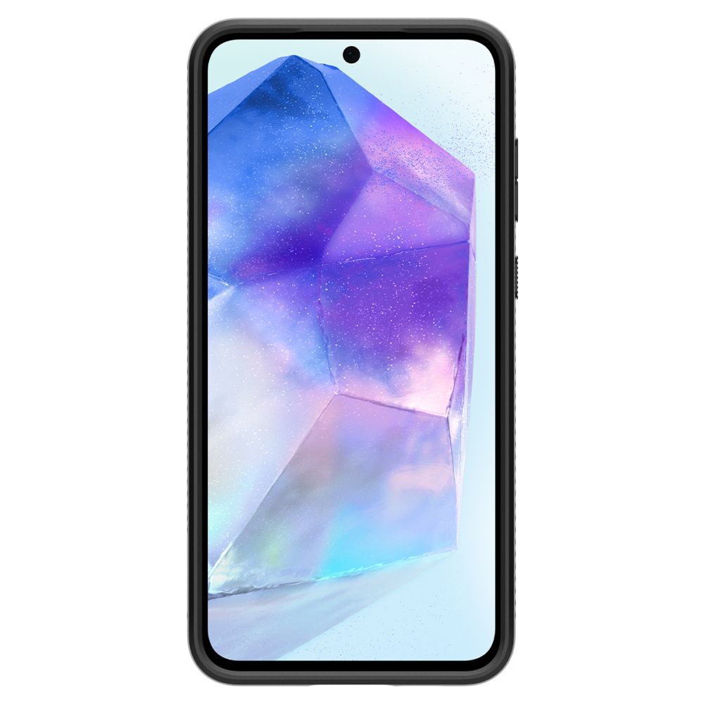 Case for Samsung Galaxy A55 5G A556, Spigen, Liquid Air, Black ACS07526 