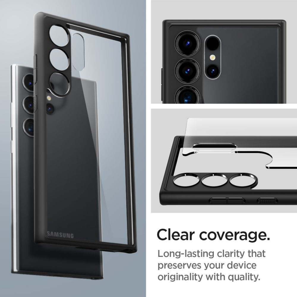 Futrola za Samsung Galaxy S24 Ultra S928, Spigen, Ultra Hybrid, Crna