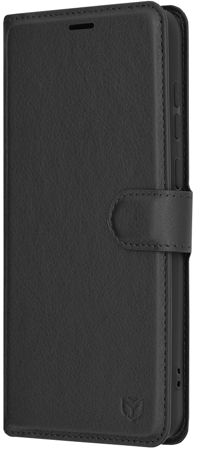 Futrola za Samsung Galaxy A05 A055, Techsuit, Leather Folio, Crna
