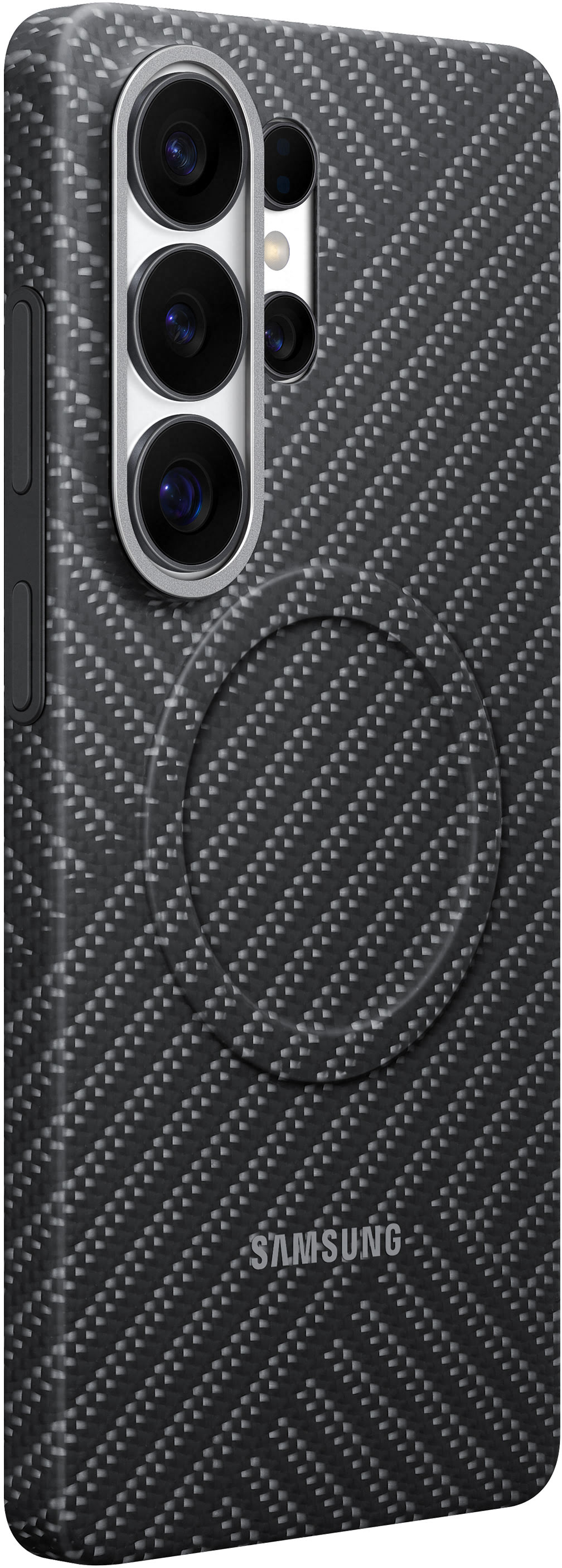 Futrola za Samsung Galaxy S26 Ultra S948, Carbon Magnet Case, Siva EF-KS948SSEGWW