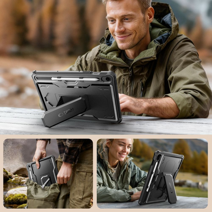 Futrola za Samsung Galaxy Tab S10 Lite / Tab S10 FE / Tab S9, Tech-Protect, Kevlar Pro, Crna