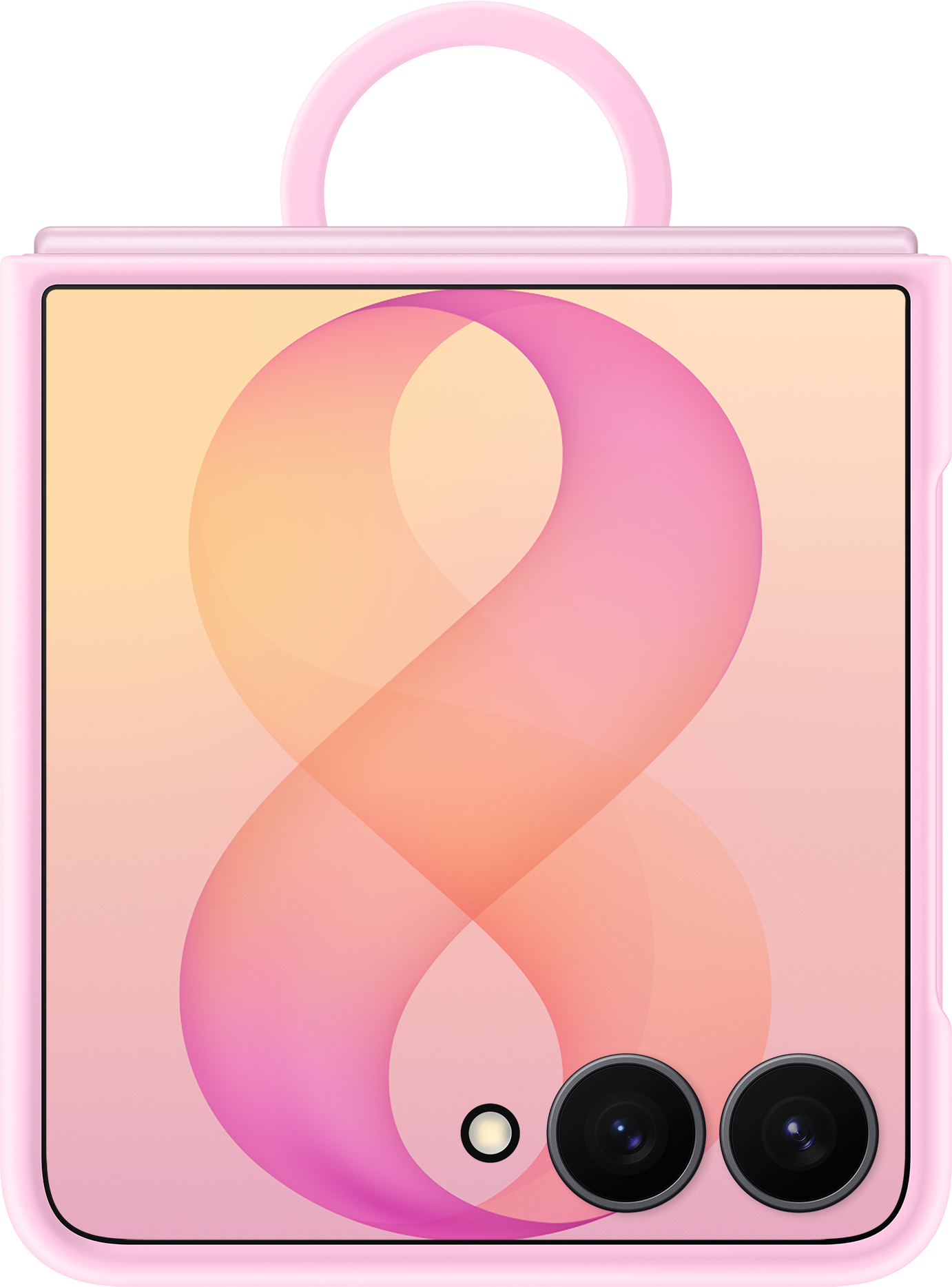 Futrola za Samsung Galaxy Z Flip8 F776, Silicone Ring Magnet, Roze EF-EF776CVEGWW