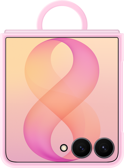 Futrola za Samsung Galaxy Z Flip8 F776, Silicone Ring Magnet, Roze EF-EF776CVEGWW