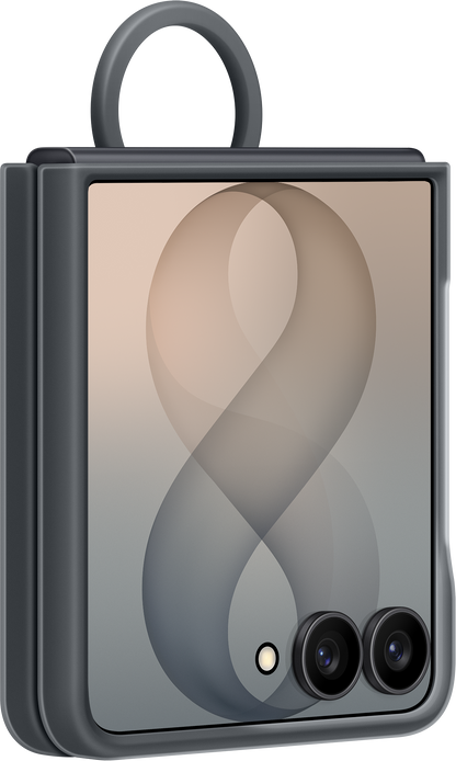 Futrola za Samsung Galaxy Z Flip8 F776, Silicone Ring Magnet, Crna EF-EF776CBEGWW