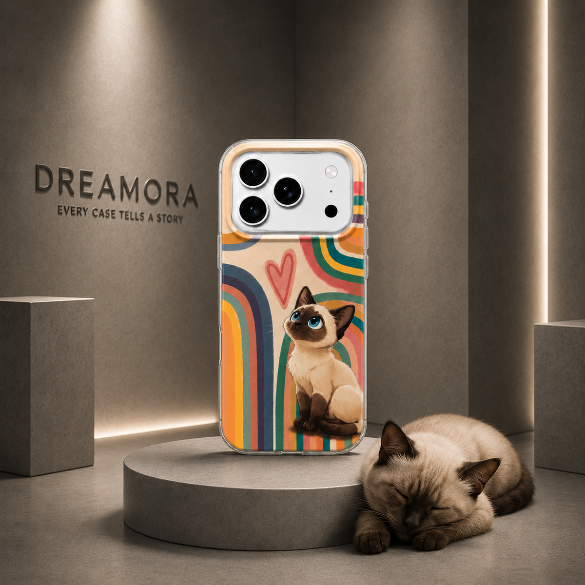 Futrola za Samsung Galaxy A07 5G A076 / A07 4G A075, Perfect Case, Dreamora Kitty, Multicolor