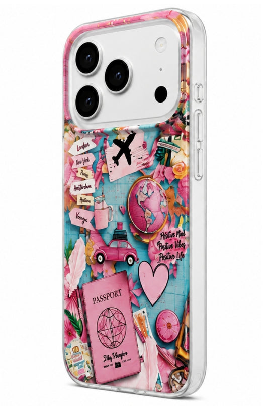 Futrola za Samsung Galaxy A07 / A07 4G A075, Perfect Case, Dreamora Pink Flight, Multicolor
