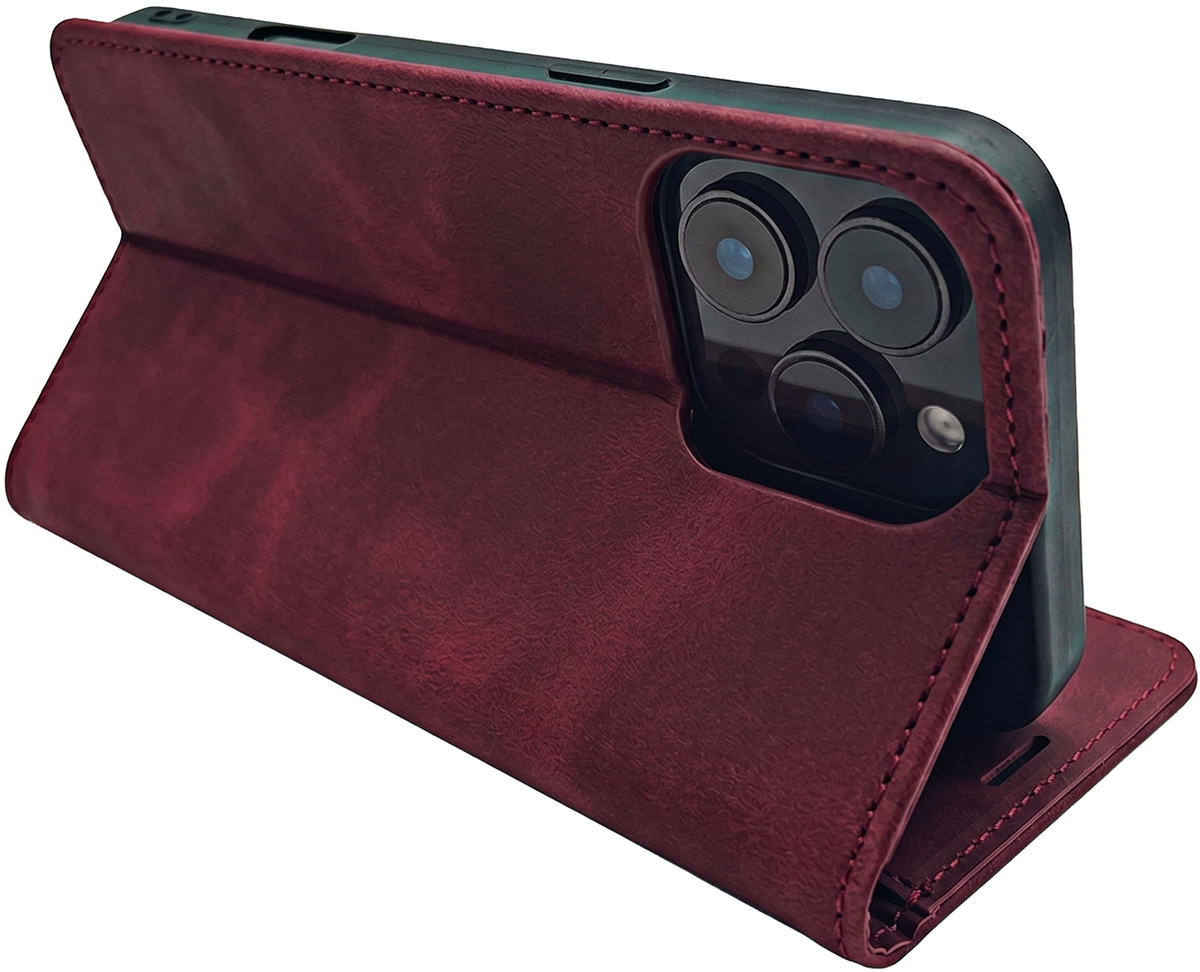 Futrola za Samsung Galaxy A18 5G A186 / A17 4G A175 / A17 5G A176 / A26 A266, OEM, Smart Suede, bordo